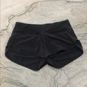 Lululemon Black Speed Up Shorts